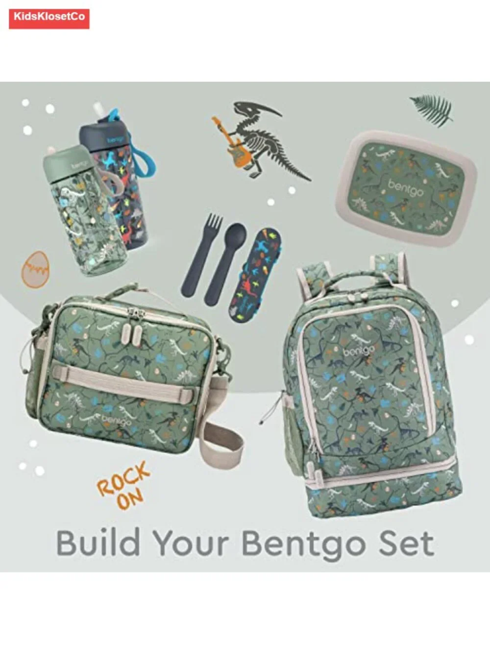 2-in-1 Backpack & Insulated Lunch Bag - Kids Durable 16